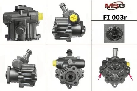 Насос ГУР восстановленный ALFA ROMEO 145 1994-1996,146 1994-1997; FIAT DUCATO 1994-2002 MSG FI003R