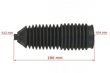 Пыльник рулевой рейки FORD FIESTA V (JH_, JD_) 01-09,FUSION (JU_) 02-09;MAZDA 2 (DY) 03-09 MSG FO207DUSTER