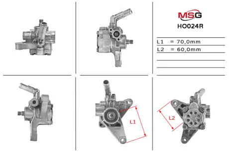 Насос ГУР восстановленный HONDA ACCORD 1998-2003 USA MSG HO024R (фото 1)