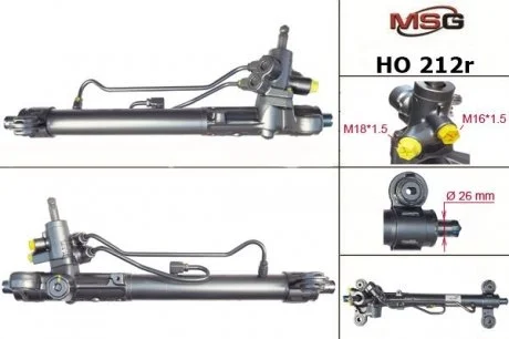 Рулевой мех с г/п Acura Rdx, Honda Cr-V 09-11 MSG HO212R (фото 1)