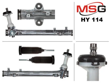 Рулевая рейка без ГУР новая HYUNDAI SANTA FE III 2012-2018;KIA SORENTO II 2009- MSG HY114