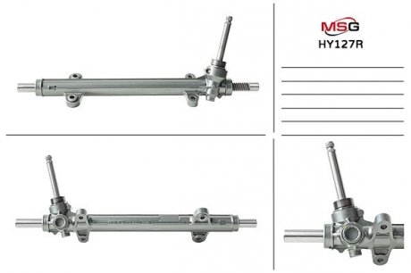 Рульова рейка без ГУР відновлена HYUNDAI SONATA VI 2010-2014;KIA OPTIMA 2010- USA MSG HY127R (фото 1)