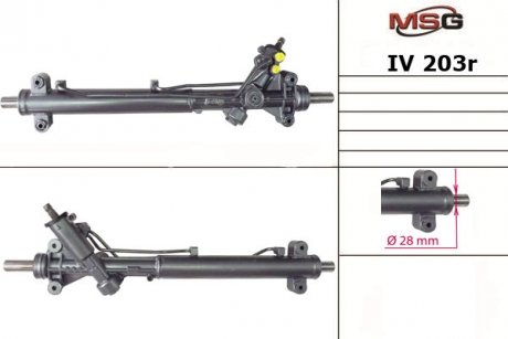 Рульова рейка з ГУР відновлена IVECO Daily 1999-2006 MSG IV203R