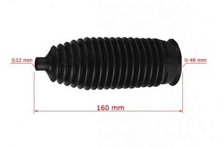 Пыльник рулевой рейки HYUNDAI I30 07-,KIA CEED 06-, HYUNDAI ELANTRA 06-11 MSG KI101DUSTER (фото 1)