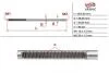 Шток рульової рейки з ГУР LAND ROVER DISCOVERY III (TAA) 04-09 MSG LR201C (фото 1)