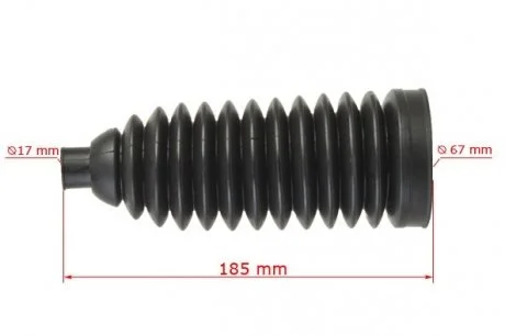Пильовик рульової рейки MERCEDES M W163 98-02 MSG ME211DUSTER (фото 1)