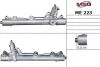 Рульова рейка з ГУР нова MERCEDES-BENZ S-CLASS (W221) 05-, S-CLASS купе (C216) 06- ME223