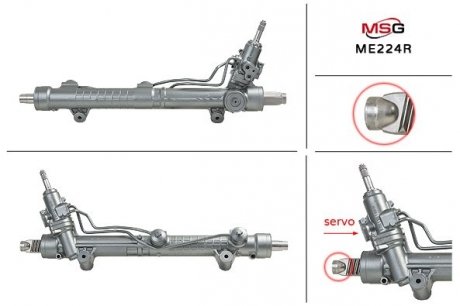 Рульова рейка з ГУР відновлена MERCEDES-BENZ GL-CLASS (X164) 06-09,M-CLASS (W164) 05-09 MSG ME224R