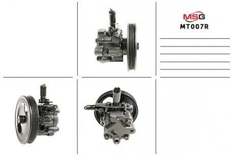 Насос ГУР восстановленный MITSUBISHI L 200 96-07 MSG MT007R (фото 1)