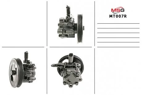 Насос ГУР восстановленный MITSUBISHI L 200 96-07 MSG MT007R