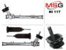 Рулевая рейка без ГУР новая NISSAN TIIDA 2007-2014 MSG NI117 (фото 1)