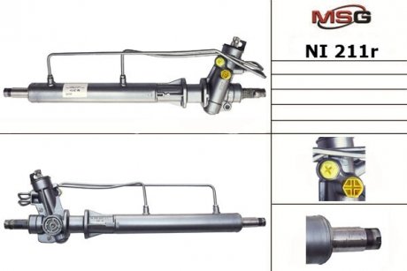 Рулевая рейка с ГУР восстановленная NISSAN Primera P11 1996-2002 MSG NI211R