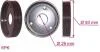 Шків насоса RENAULT KANGOO 1997-2008,RENAULT CLIO 1999-2005 MSG OP031PULC (фото 2)