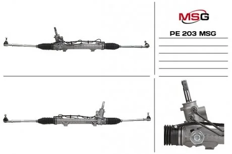 Рульова рейка з ГУР нова PEUGEOT 206 98-09 TRW MSG PE203