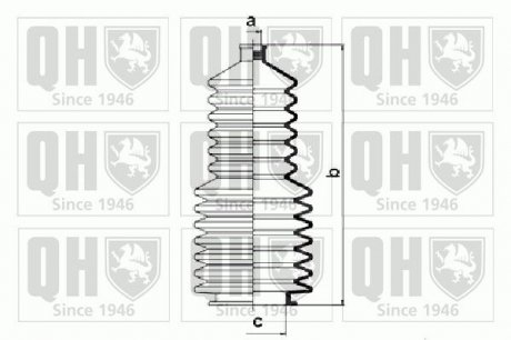 Пыльник рулевой рейки RENAULT 21 86-90 MSG RE108DUSTER (фото 1)