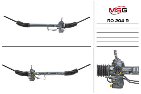 Рулевая рейка с ГУР восстановленная ROVER 200 89-00, ROVER 400 95-00 MSG RO204R