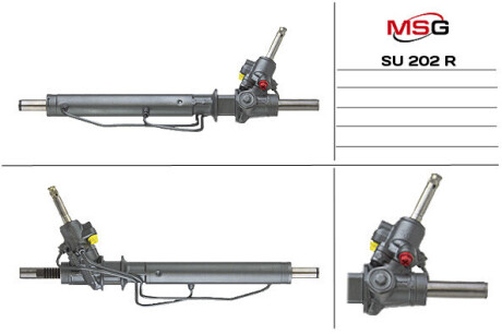 Рулевая рейка с ГУР восстановленная SUBARU Forester S11 2002-2003,SUBARU Impreza G11 2000-2003 MSG SU202R (фото 1)