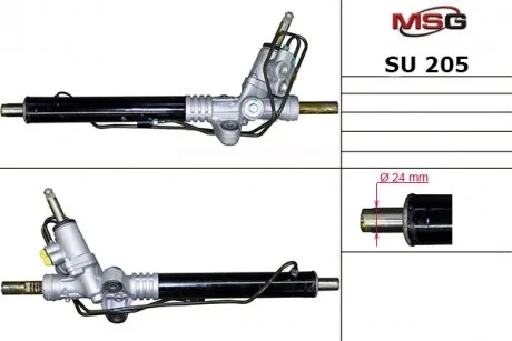 Рулевая рейка с Г/П Subaru Impreza G12 07-,Subaru Legacy B13 03-09 MSG SU 205