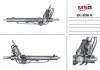 Рулевая рейка с ГУР восстановленная SUBARU Impreza G12 2007-,SUBARU Legacy B13 2003-2009 SU205R