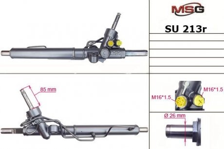 Рульова рейка з ГУР відновлена SUBARU [B14] LEGACY 09-USA MSG SU213R (фото 1)