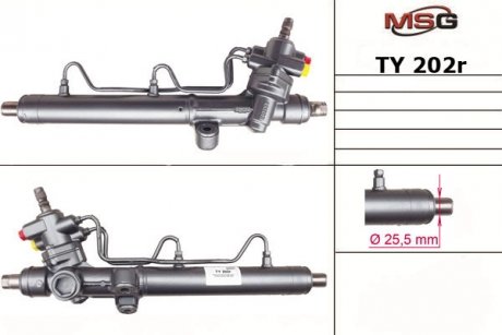 Рулевая рейка с ГУР восстановленная TOYOTA Carina 1992-1996 MSG TY202R