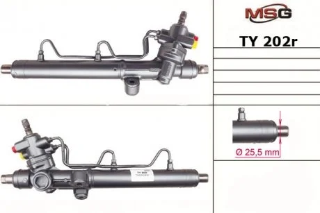 Рулевая рейка с ГУР восстановленная TOYOTA Carina 1992-1996 MSG TY202R