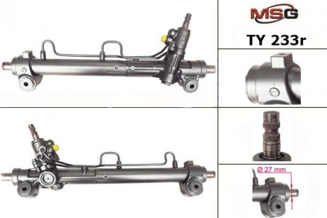 Рулевая рейка с ГУР восстановленная LEXUS ES 2006-2011;TOYOTA CAMRY 2006-2011 MSG TY233R (фото 1)