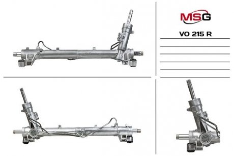 Рульова рейка з ГУР відновлена VOLVO C30 06-,S40 II (MS) 04-,V50 (MW) 04- MSG VO215R (фото 1)