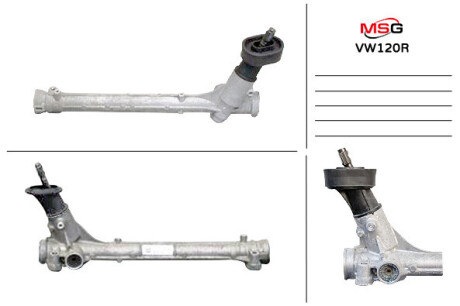 Рулевая рейка без ГУР восстановленная SEAT ARONA (KJ7) 17-,IBIZA V (KJ1) 17-;SKODA SCALA 19 MSG VW120R