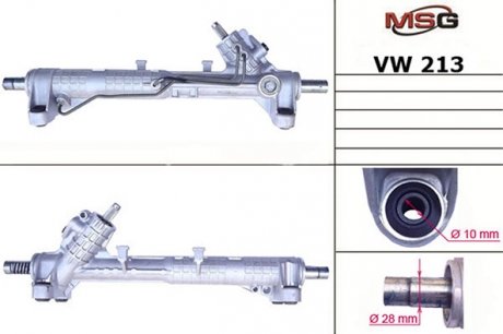 Рулевая рейка с ГУР новая VW TRANSPORTER IV 90-03 MSG VW213 (фото 1)