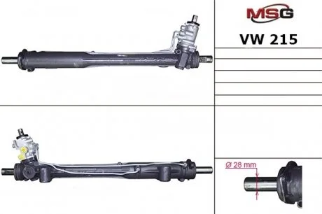Рулевая рейка VW Amarok, Touareg 2.0/2.0D/3.0D 07-18 MSG VW 215