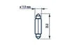 C5W 24V 5W SV8,5 11X35  |FESTOON LAMPS|  10шт  17136