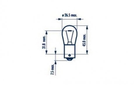 Лампа накаливания, фонарь указателя поворота, Лампа накаливания, основная фара, Лампа накаливания, фонарь сигнала торможения, Лампа накаливания, фонарь освещения номерного знака, Лампа накаливания, задняя противотуманная фара, Лампа накаливания, фара NARVA 17635 (фото 1)