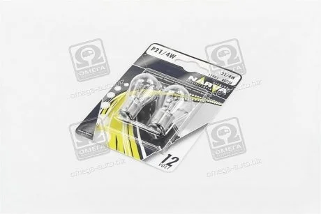 Фото 1 - лампа накаливания P21/4W12V21/4WBAZ15D NARVA 17881B2 Лампа накаливания P21/4W12V21/4WBAZ15D NARVA 17881B2 (фото 1)