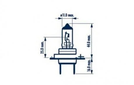 К-кт автоламп H7 RP50 Double Life 12V 55W PX26d NARVA 48339S2