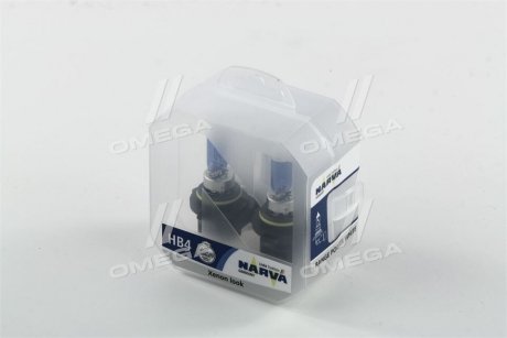 Лампа накаливания TWIN SET HB4 12V 55W RANGE POWER WHITE NARVA 48626S2 (фото 1)