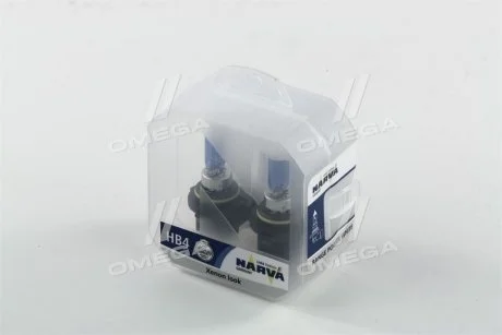 Лампа розжарювання TWIN SET HB4 12V 55W RANGE POWER WHITE NARVA 48626S2