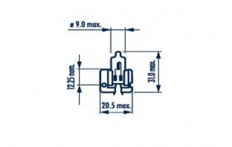 Лампа H2 24v70w NARVA 48720