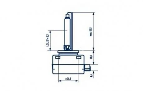 Автолампа ксенонова NARVA 84010