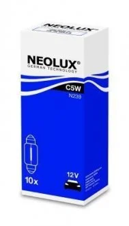 Лампа автомобильная C5W 12V5W (SV8535/ 11) NEOLUX N239