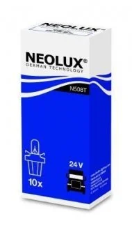 Автолампа 24V BAX 1.2W Grey (B8.5d) Univ NEOLUX N508T