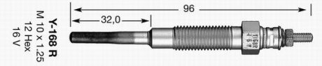 Свеча накала NGK 2162