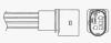 Кислородный датчик выпускной системы ДВС (NGK) LZA11-V2