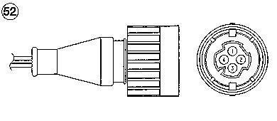 Кислородный датчик выпускной системы ДВС NGK OTA7H-3A1 (фото 1)