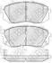 Гальмівні колодки NiBK PN0052 (фото 1)