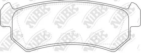 Колодки тормозные NiBK PN0376