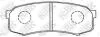 Тормозные колодки задние (15.5mm) Toyota Land Cruiser 3.0D,4.2D 90- (Akebono) NiBK PN1243 (фото 1)