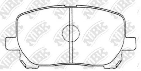 Гальмівні колодки NiBK PN1470