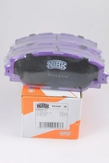 Колодки тормозные передние NiBK PN1524