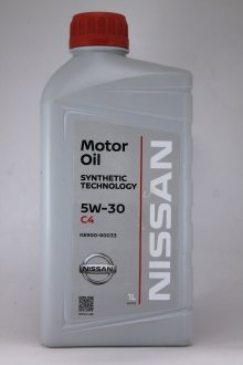 Масло моторное Motor Oil C4 (DPF) 5W-30 (1 л) NISSAN Ke90090033 (фото 1)